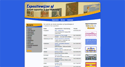 Desktop Screenshot of expositiewijzer.nl